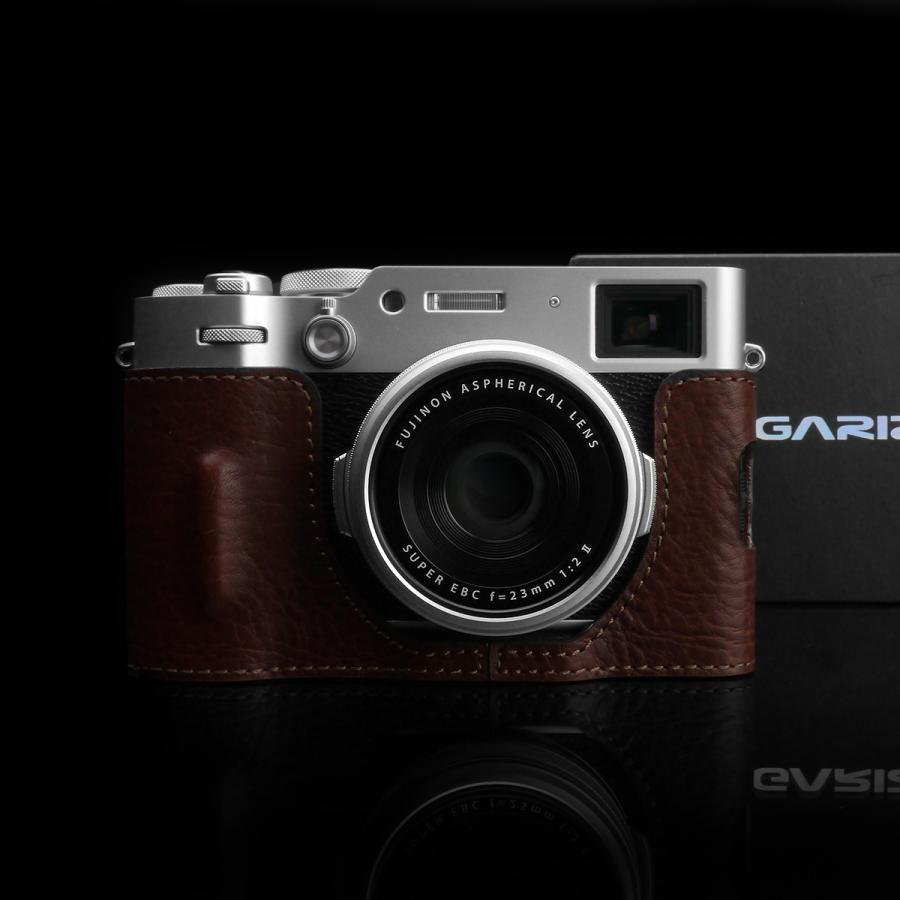 GARIZ FUJIFILM X100VI用 本革カメラケース HG-X100VIBR ブラウン