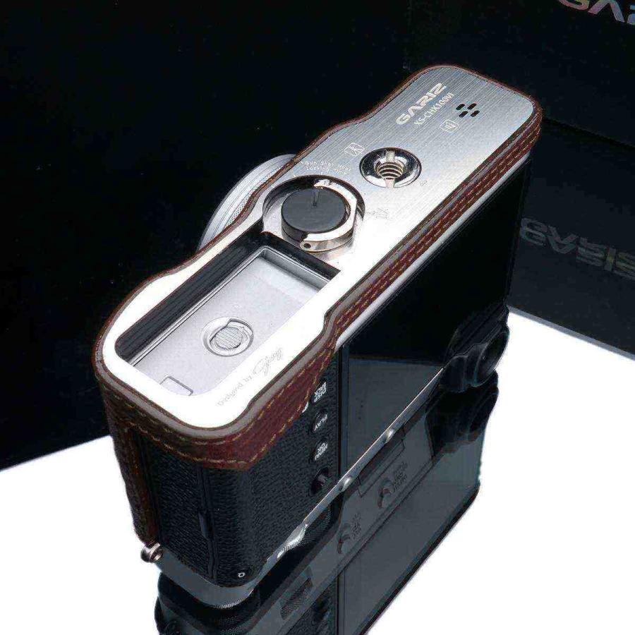 GARIZ FUJIFILM X100VI用 本革カメラケース HG-X100VIBR ブラウン