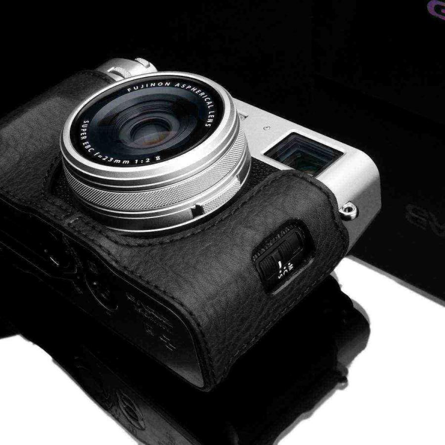 GARIZ FUJIFILM X100VI用 本革カメラケース HG-X100VIBK ブラック