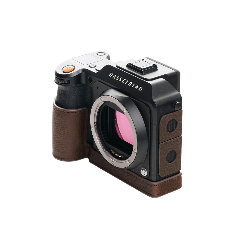 TP Original HASSELBLAD X2D 100C用 ボディーハーフケース ダークブラウン_5