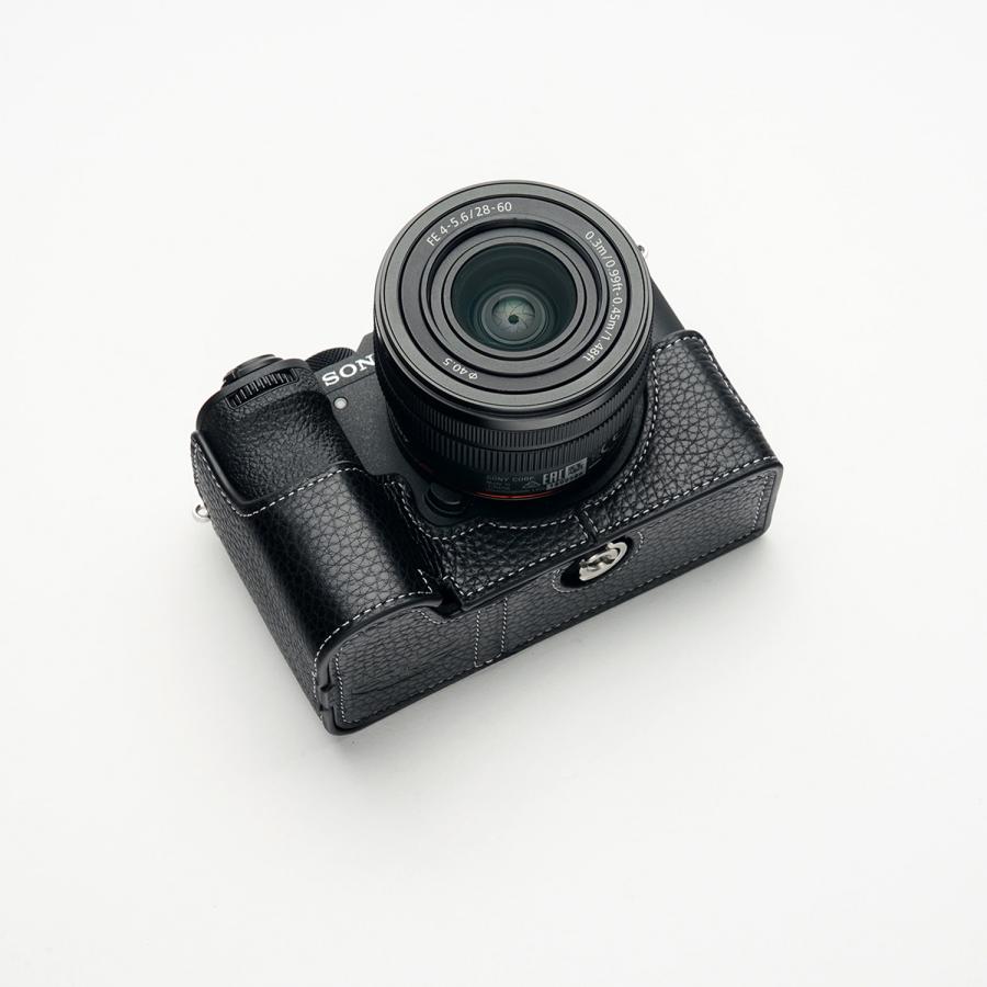 TP Original SONY α7C II /α7 CR用 ボディーハーフケース ブラック