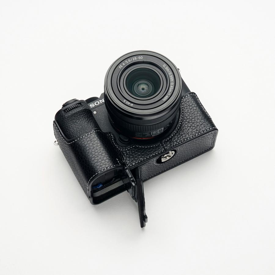 TP Original SONY α7C II /α7 CR用 ボディーハーフケース ブラック