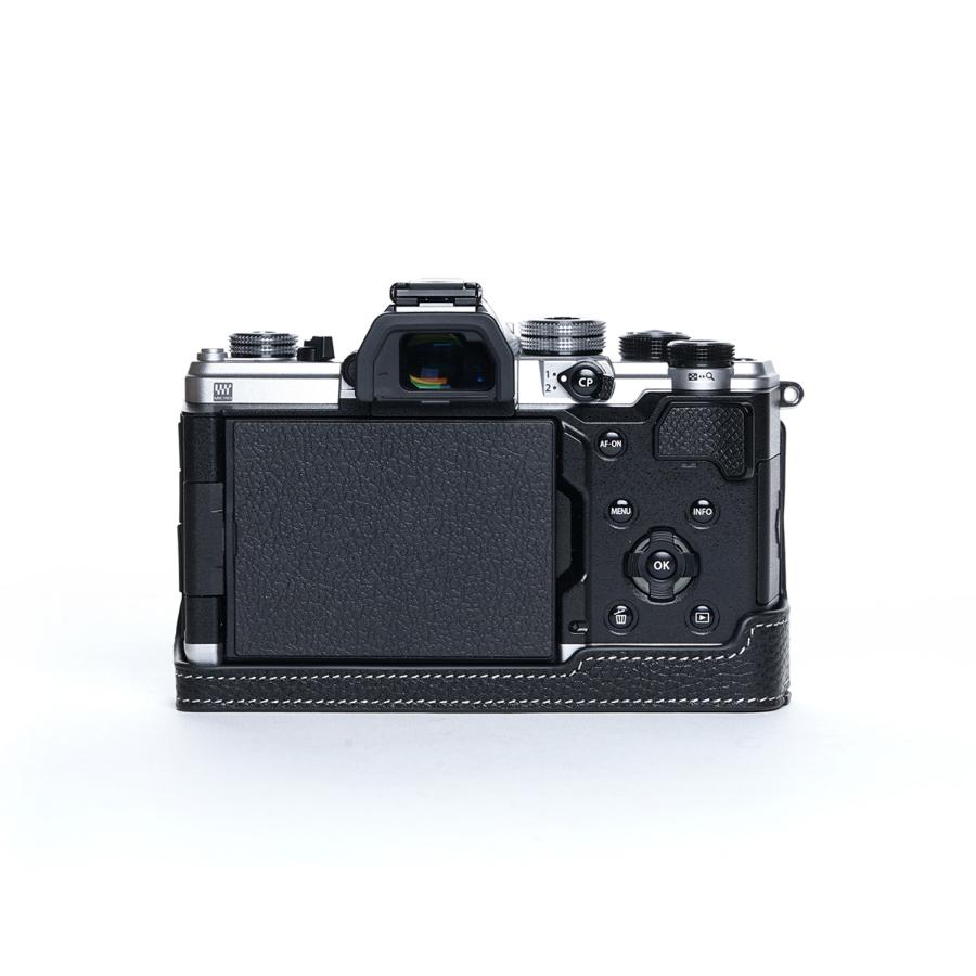 TP Original OM SYSTEM OM-3 用 ボディーハーフケース ブラック
