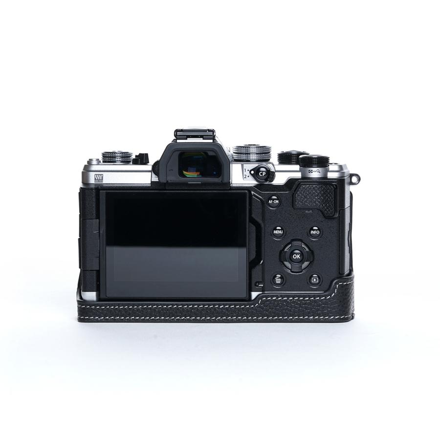 TP Original OM SYSTEM OM-3 用 ボディーハーフケース ブラック