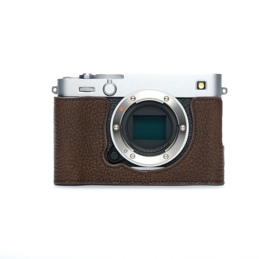 TP Original FUJIFILM X-E5 用 ボディーハーフケース ダークブラウン