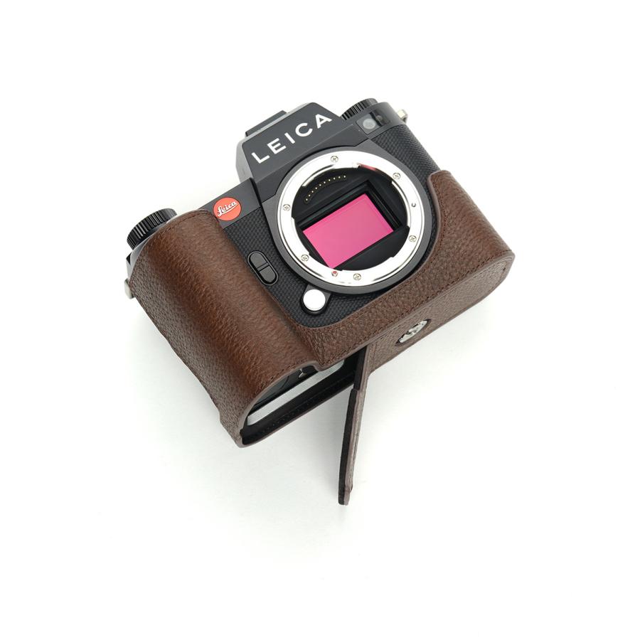 TP Original Leica SL3 用 ボディーハーフケース ダークブラウン 楽天
