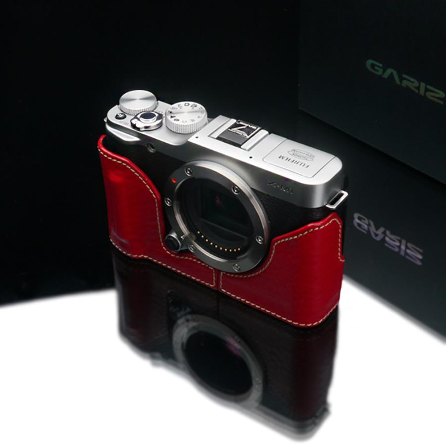 GARIZ FUJIFILM X-M1用 本革カメラケース HG-XM1R レッド : shopooo by