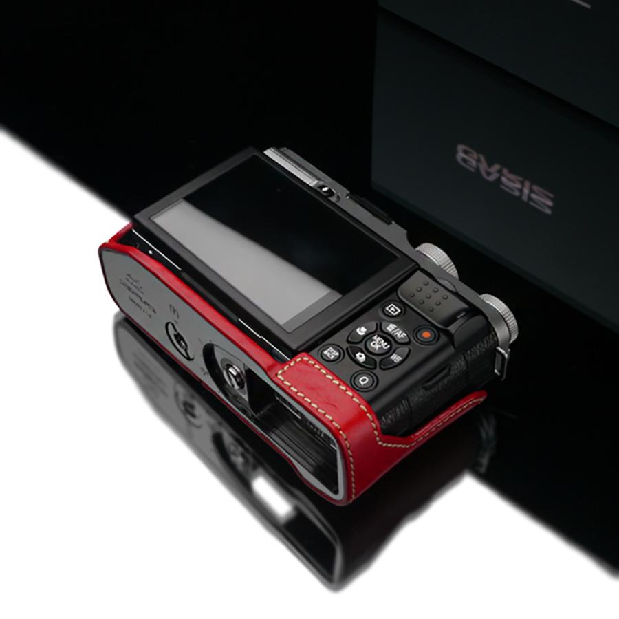 GARIZ FUJIFILM X-M1用 本革カメラケース HG-XM1R レッド : shopooo by