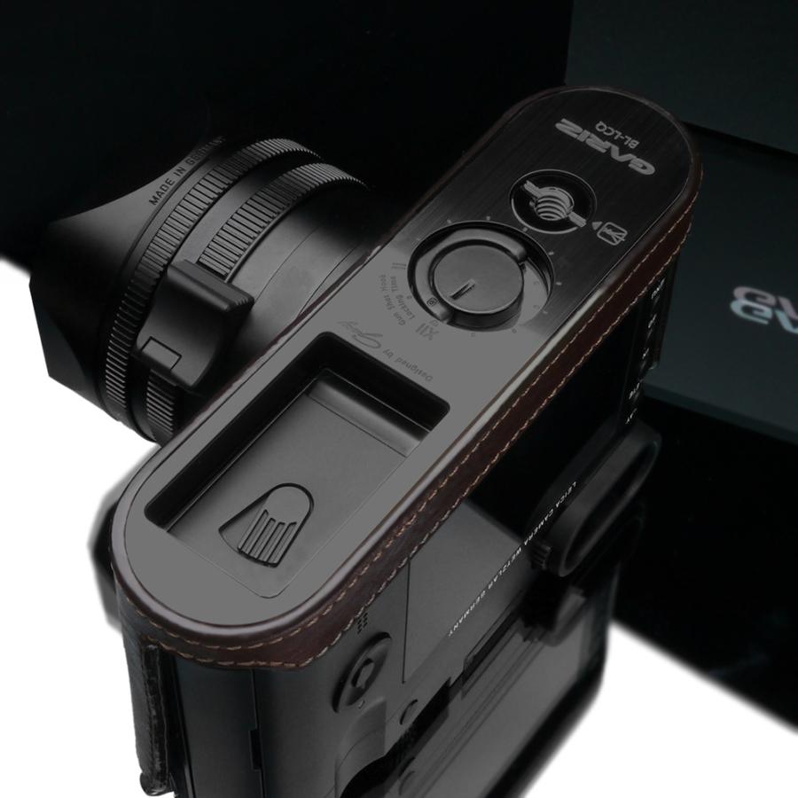 GARIZ Leica Q（Typ116）/Q-P用 本革カメラケース BL-LCQBR ブラウン｜itempost｜05