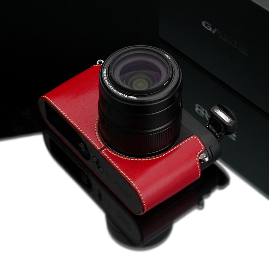 LEICA X (Typ113)用速射ケース　キャンバス GARIZ Leica X（Typ113）/X-Vario用 本革カメラケース BL-LCXVR