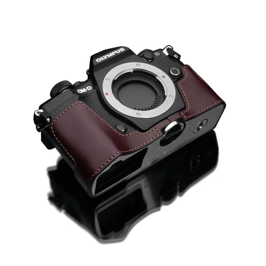GARIZ OLYMPUS OM-D E-M5 Mark II用 本革カメラケース XS-CHEM5IIBR