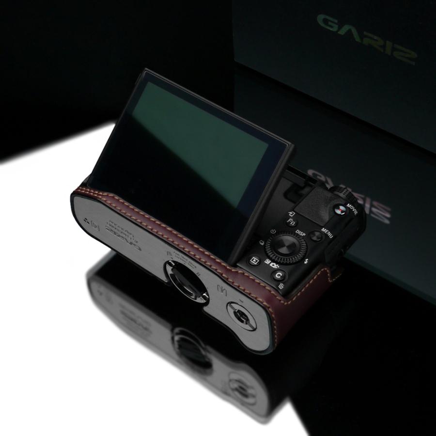 GARIZ SONY DSC-RX100 M5/M4/M3用 本革カメラケース XS-RX100BR ブラウン｜itempost｜09