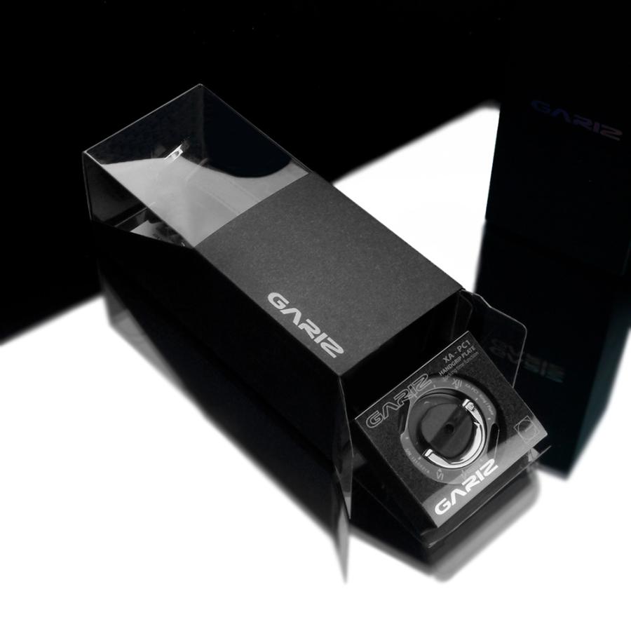 【互換品】GARIZ Italian Leathere with Alcantara カメラグリップ (プレートXA-PC1セットモデル) AT-HG2/ABK1 Ergonomic Camera Handgrip+Plate ブラック | 