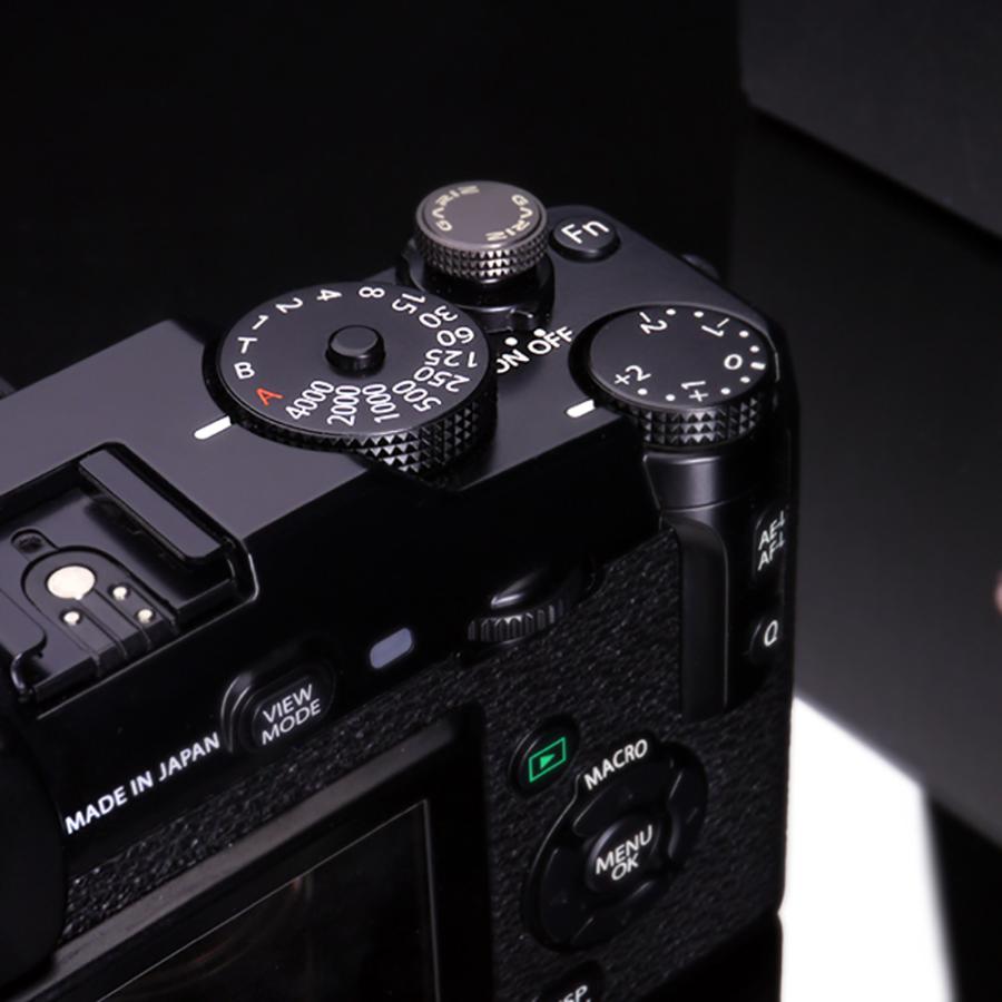 GARIZ ソフトレリーズボタン(ネジ式) 12mm ガンメタル XA-SB4の画像