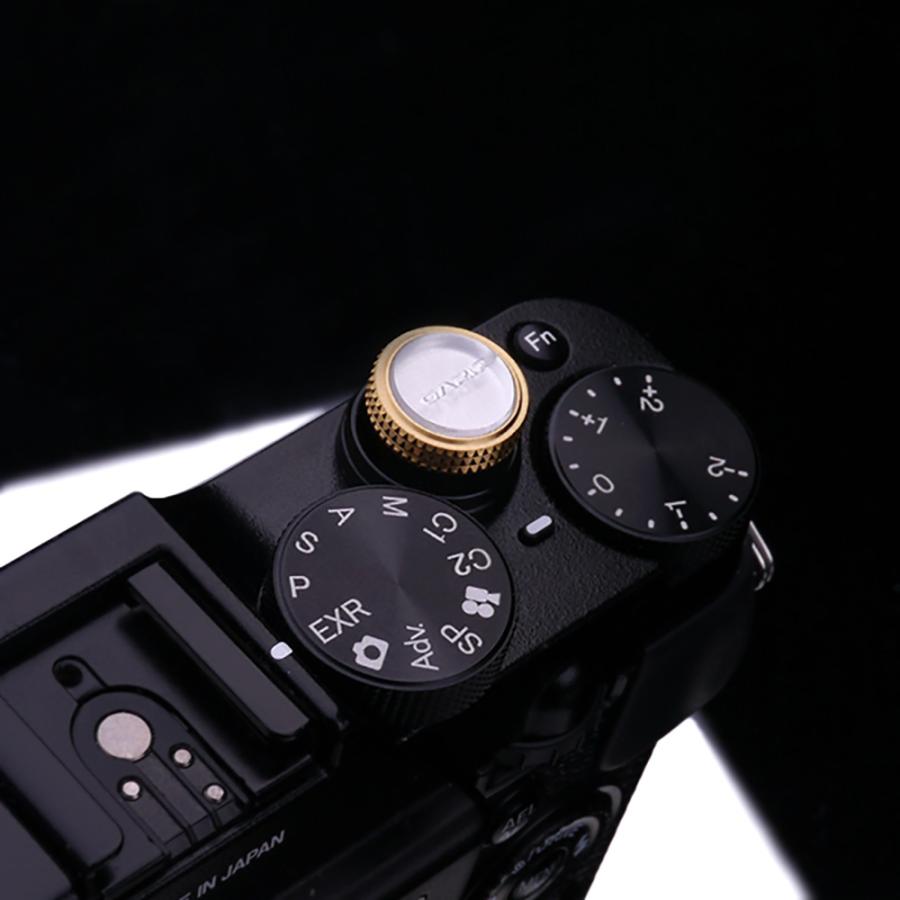 GARIZ ソフトレリーズボタン(ネジ式) 12mm ハーフミラー XA-SB5の画像
