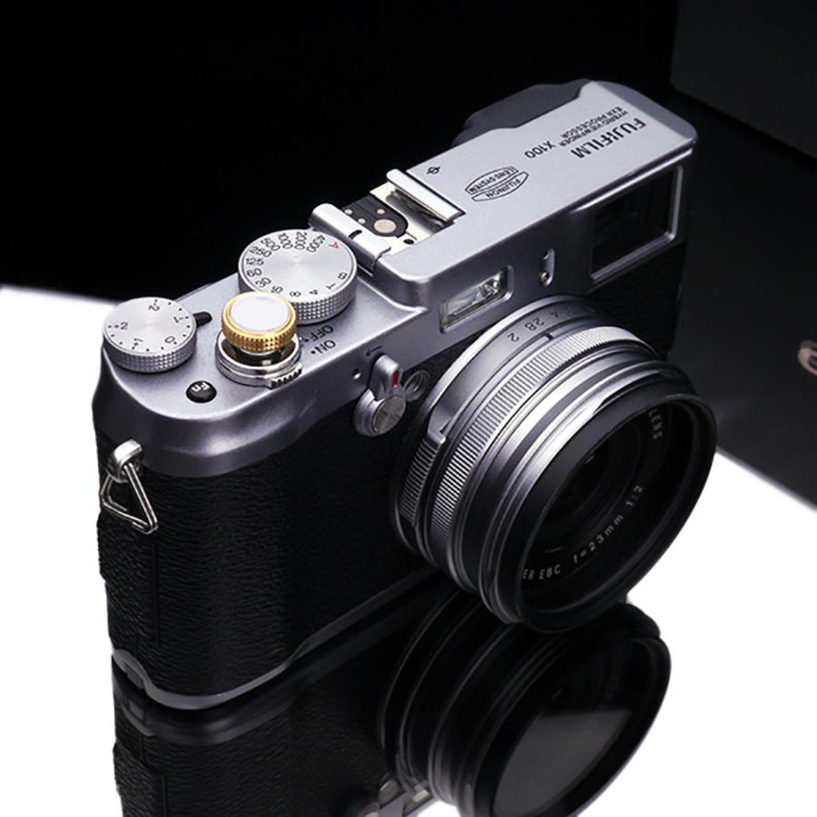 GARIZ ソフトレリーズボタン(ネジ式) 12mm ハーフミラー XA-SB5の画像