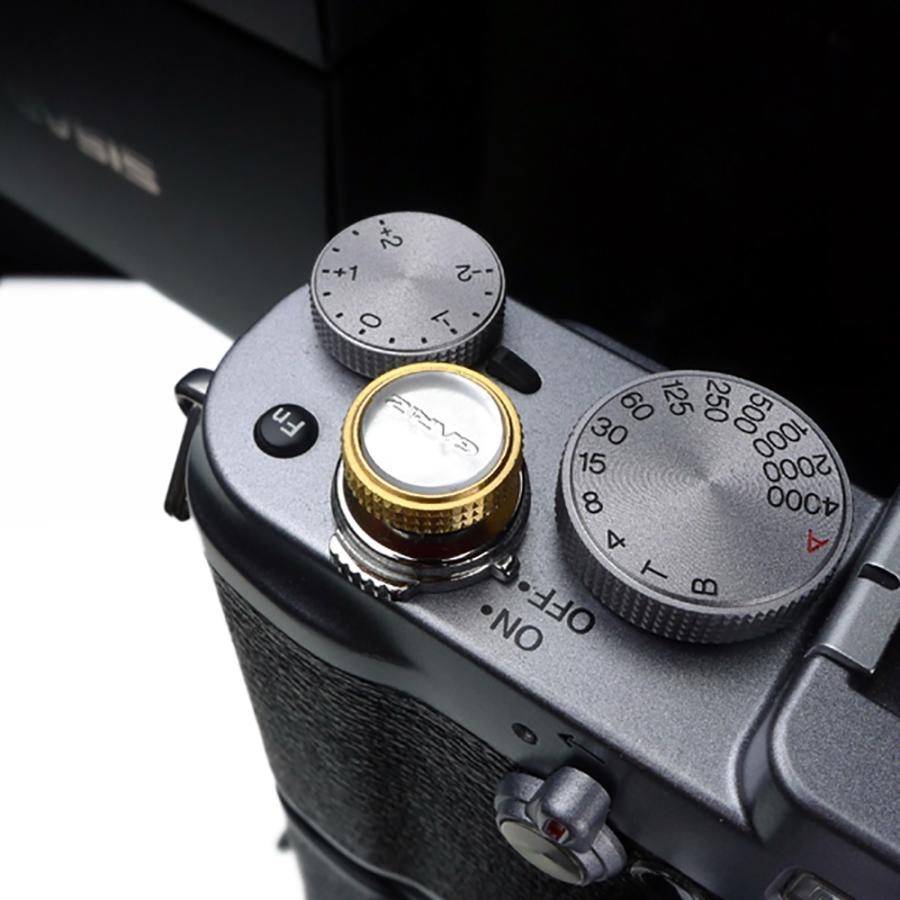 GARIZ ソフトレリーズボタン(ネジ式) 12mm ハーフミラー XA-SB5の画像