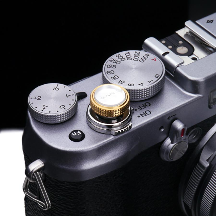 GARIZ ソフトレリーズボタン(ネジ式) 12mm ハーフミラー XA-SB5の画像