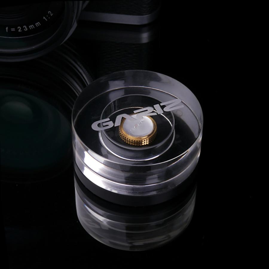 GARIZ ソフトレリーズボタン(ネジ式) 12mm ハーフミラー XA-SB5の画像