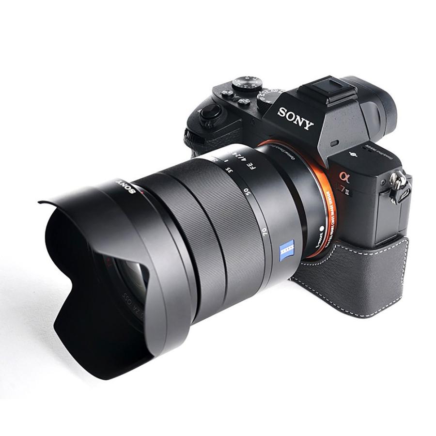 TP Original SONY α7II/α7RII/α7SII用 ボディーハーフケース ブラック