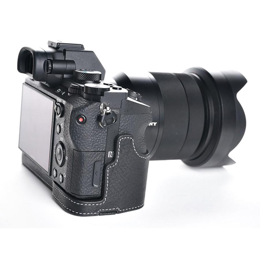 TP Original SONY α7II/α7RII/α7SII用 ボディーハーフケース ブラック
