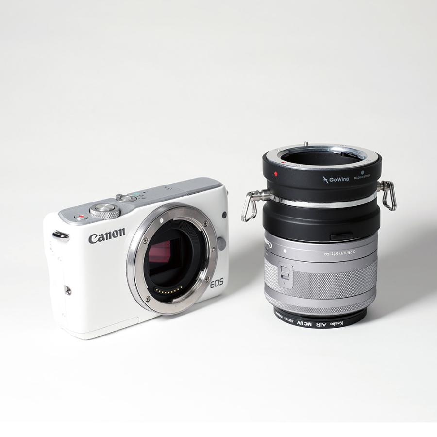 GoWing レンズホルダー・キャップ付き Canon EF-Mマウントレンズ用