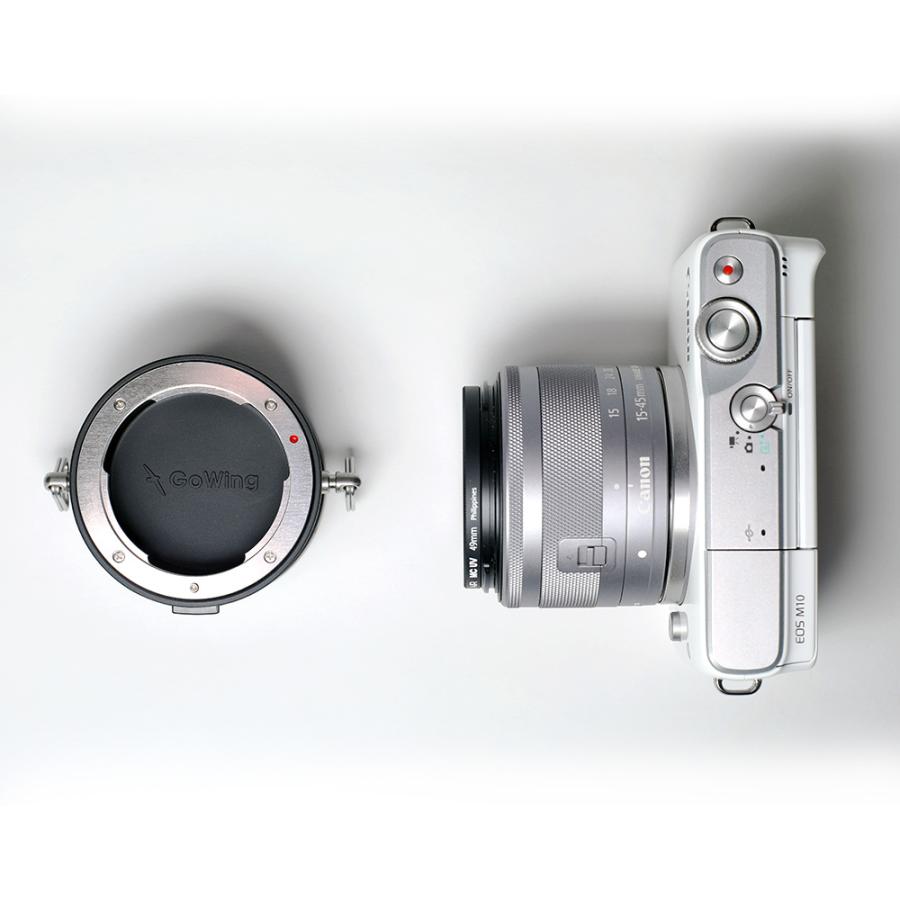 GoWing レンズホルダー・キャップ付き Canon EF-Mマウントレンズ用