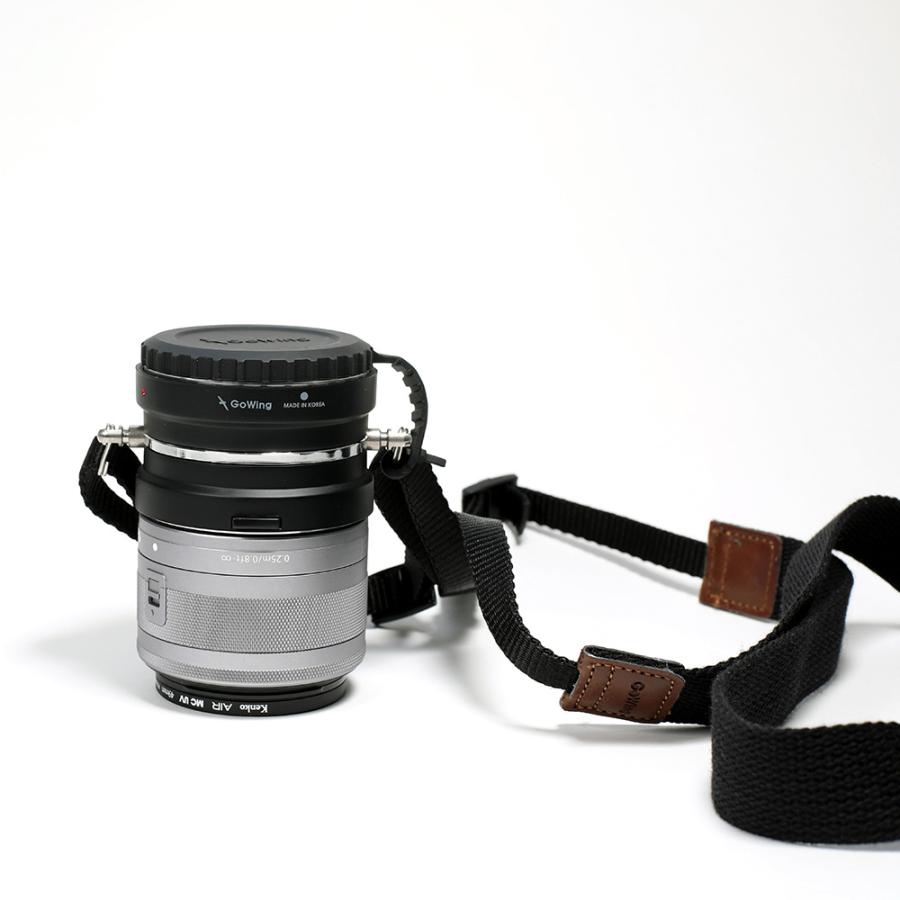GoWing レンズホルダー・キャップ付き Canon EF-Mマウントレンズ