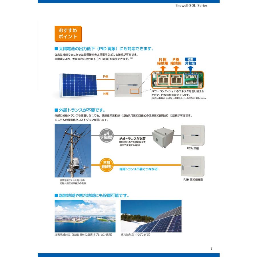 太陽光発電パワコン9.9k三相