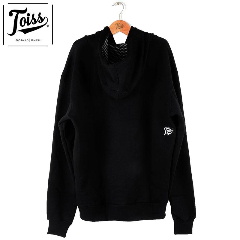 TOISS】トイスロゴフード付きパーカー｜ブラック : shopooo by