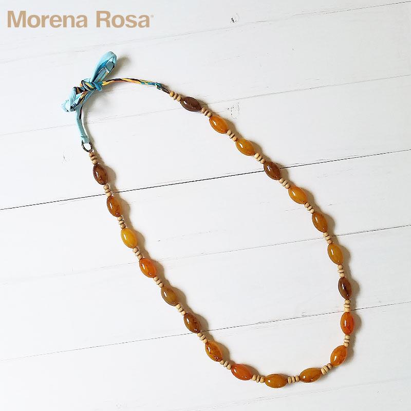 【Morena Rosa】モレナローザ ビジューネックレス付ボタニカル柄バンドゥ水着｜アクア |  | 07