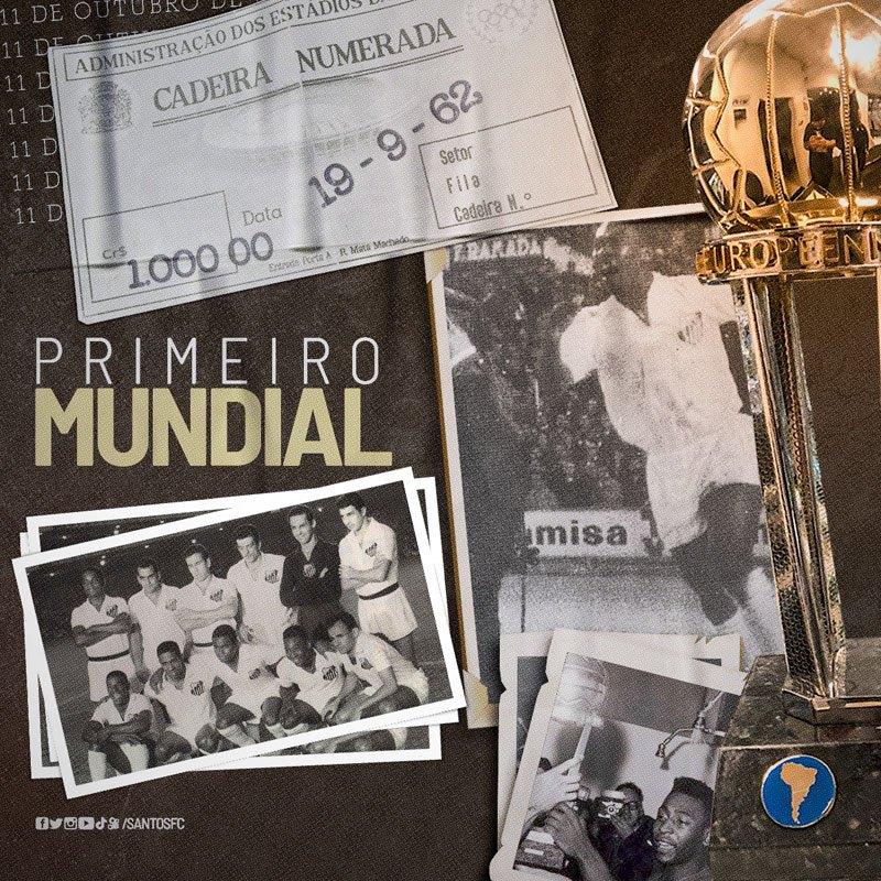 ブラジルサッカーレトロ公式 サントスFC 1962/63 復刻ユニフォーム