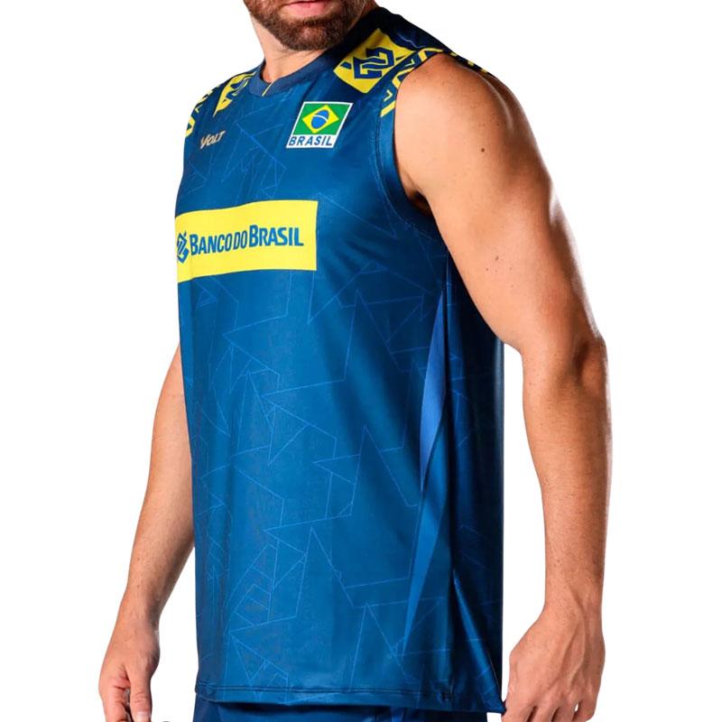 バレーボールブラジル代表 CBVスポンサー入りタンクトップユニフォーム