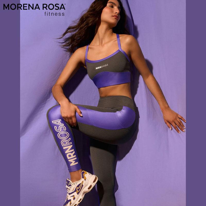 Morena Rosa Fitness モレナローザ ポケット付きロゴデザインバイ