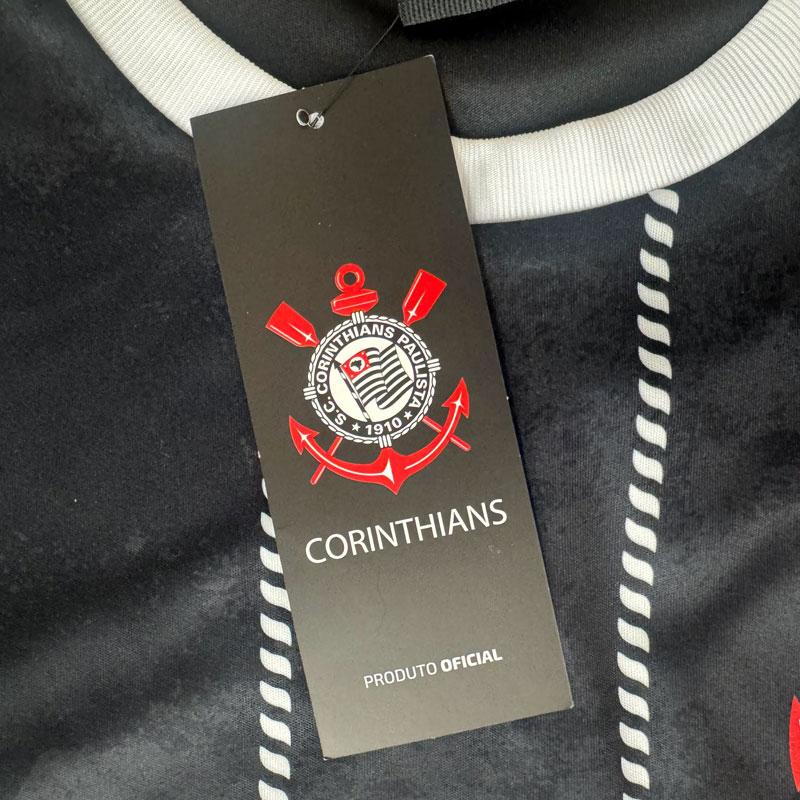 コリンチャンス公式速乾デザインTシャツ CORINTHIANS ブラック