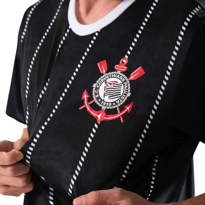 コリンチャンス公式速乾デザインTシャツ CORINTHIANS ブラック