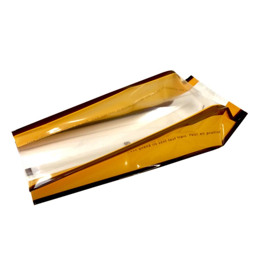 【菓子袋】バリアNY GZ袋 ドゥミセック イエロー 大 99×43×220　2，000枚_3