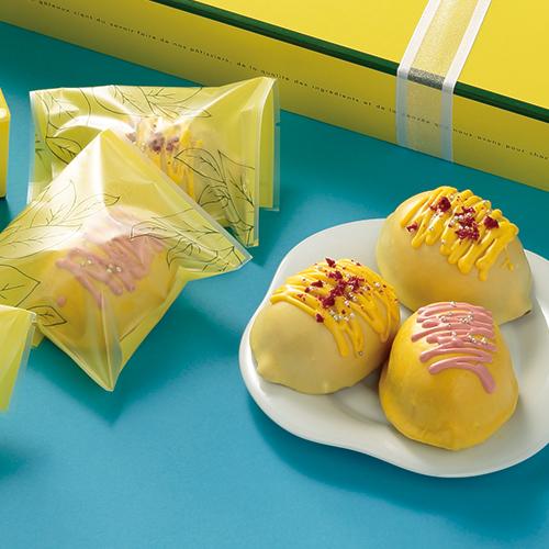 【菓子袋 レモンケーキ】マットバリアOP 二方袋 レモン 110×140(mm) 1,000枚の画像