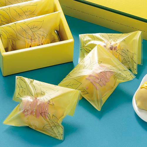 【菓子袋 レモンケーキ】マットバリアOP 二方袋 レモン 110×140(mm) 1,000枚の画像