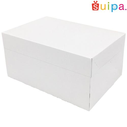 【日本製】ケーキ箱 新PAOケーキボックス ホワイト105（No.4）（内寸210×150×105Ｈ） 200個【サービス箱 持ち運び】の画像