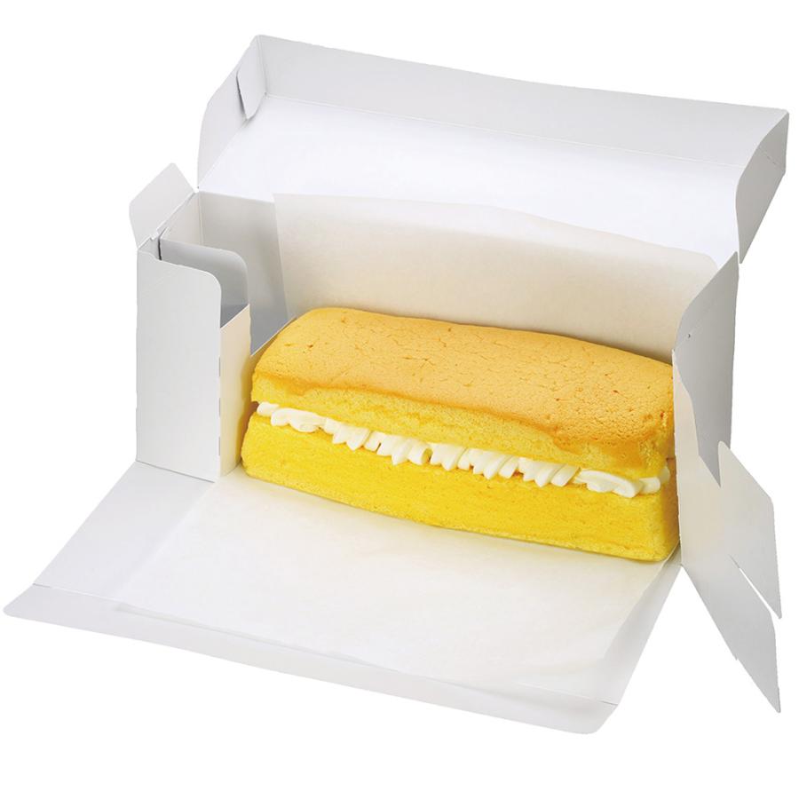 【ケーキ 箱 サイズ調整可能】ケーキBOX　横長（内寸260×85(縮小時170×85)×105H） 200個_3