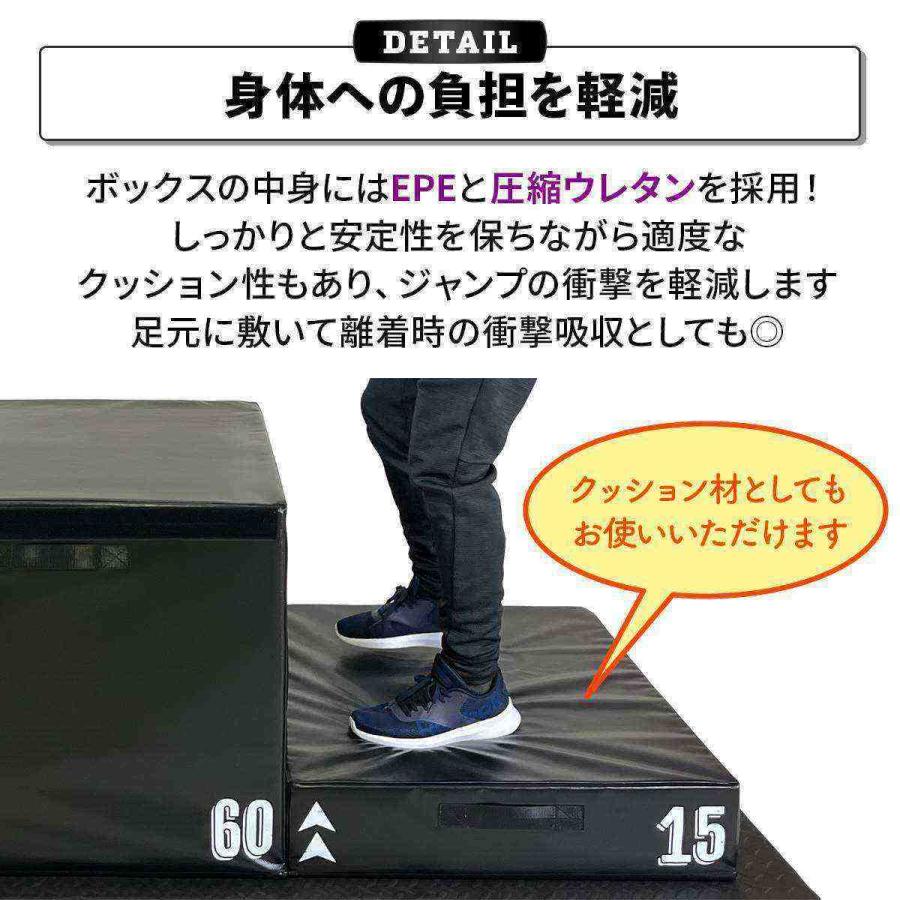 ジョイント式 プライオボックス ソフト プライオメトリクス ボックス
