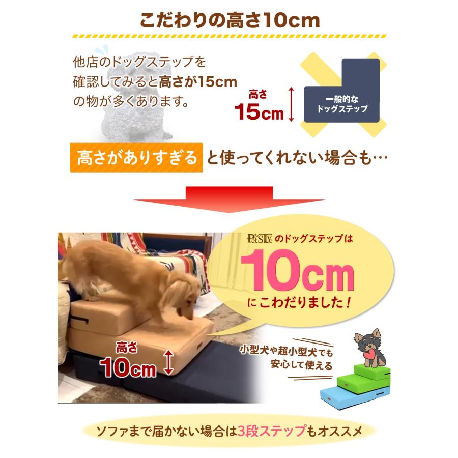ドッグトレーナー推奨】 ドッグステップ 犬 階段 ペット 犬用 ステップ