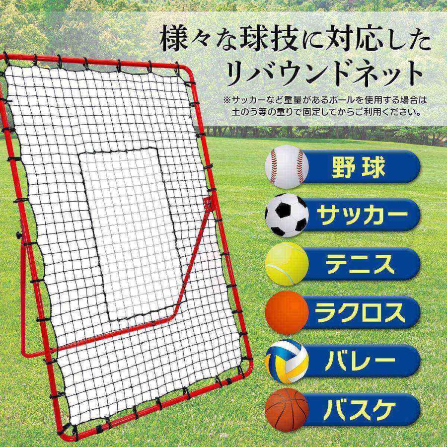 GAVIC リバウンドネット 固定具、収納ケース付き リバウンドネット 縦長 サッカー 野球 リバウンダー ラダー
