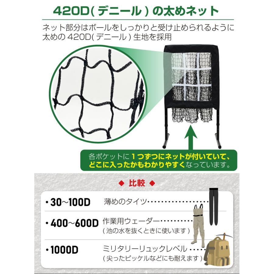 野球 ピッチング ネット 的当てネット 99〜115cm 調整可能 ストライク