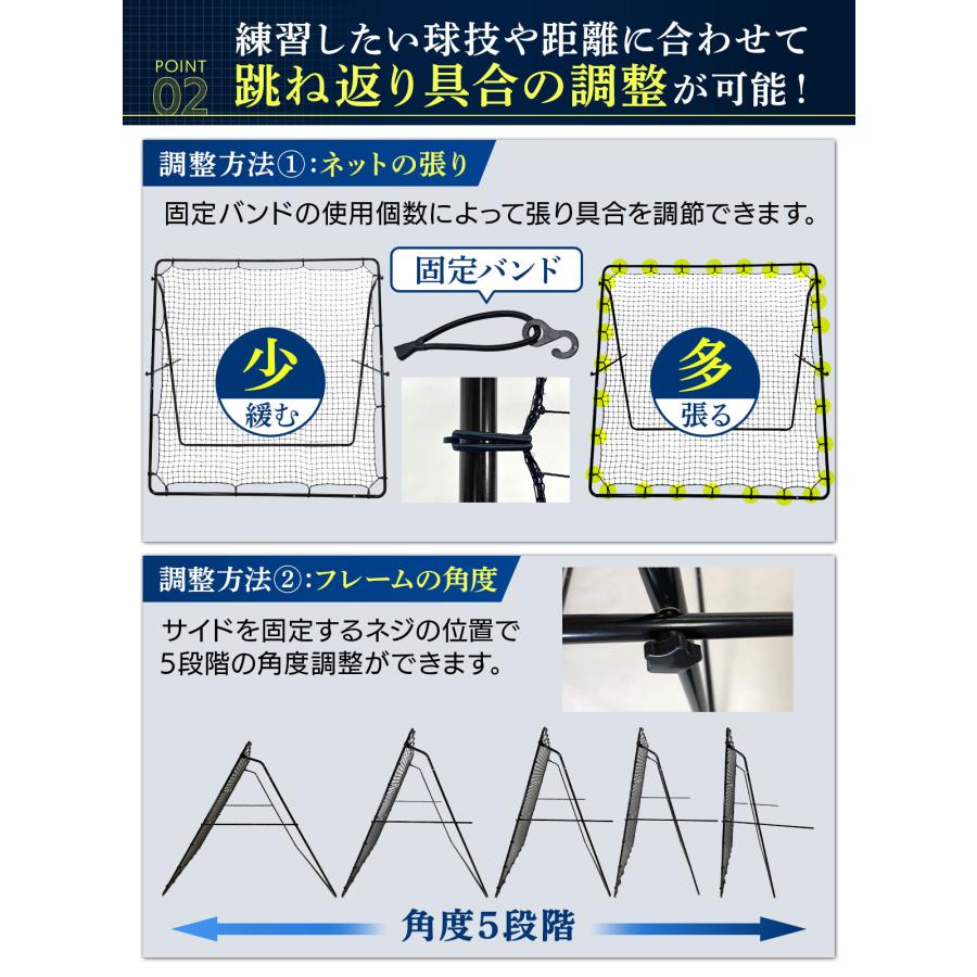 【リバウンダー】【クレイジーキャッチ】【サッカー】【テニス】 リバウンドネット 特大 テニス サッカー 野球 リバウンダー 壁打ち 壁