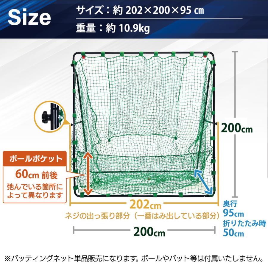 野球 ネット バッティング 練習用 バッティングネット 硬式 軟式