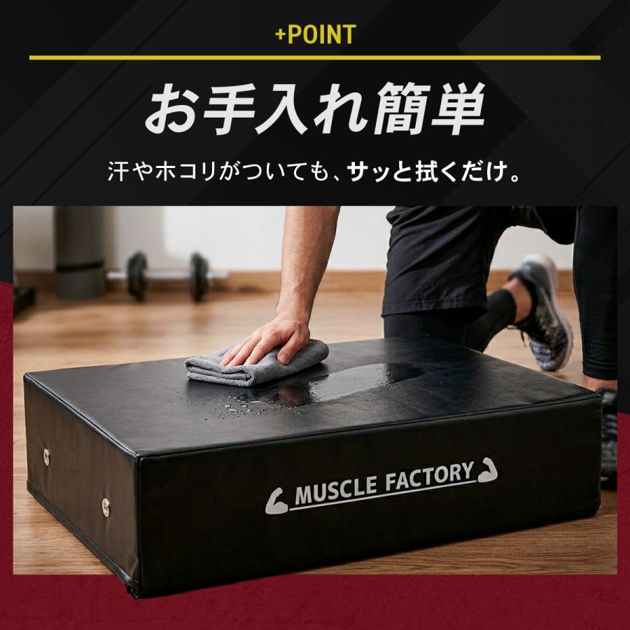 ドロップマット 40×60cm 厚さ15cm ダンベルマット バーベル 防音 衝撃吸収 圧縮ウレタン PVCレザー デッドリフト 床保護 筋トレ トレーニング ホームジム 2個セ_13