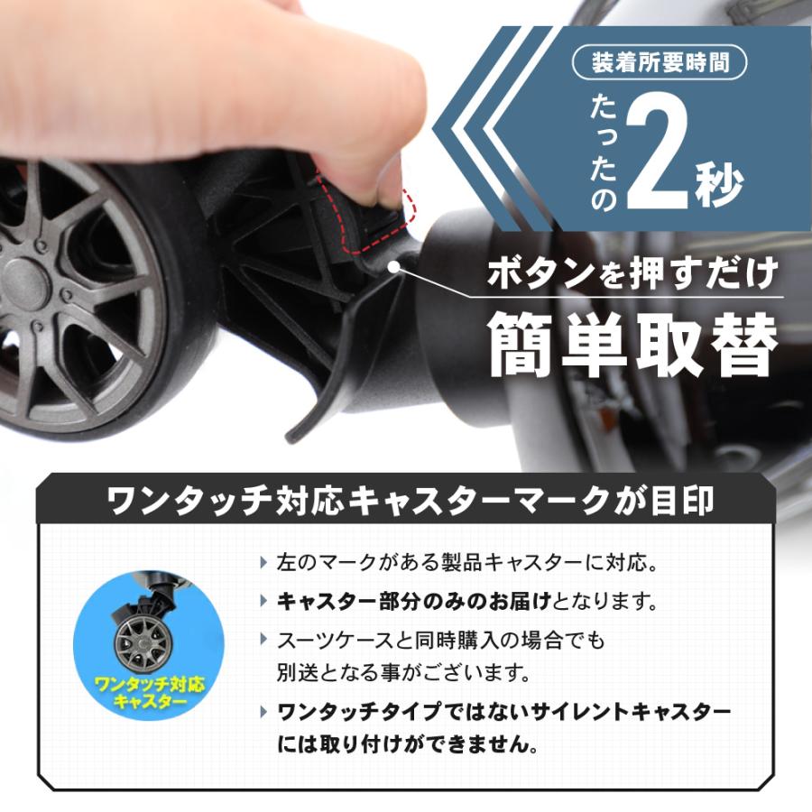 ブライテック 交換用 感動静音キャスター サスペンションキャスター 1