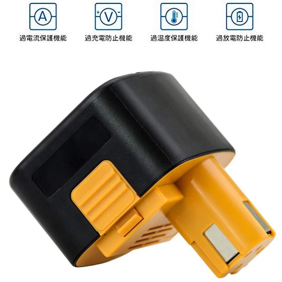 送料無料】 パナソニック 互換 バッテリー 2個セット 12v 3.0Ah